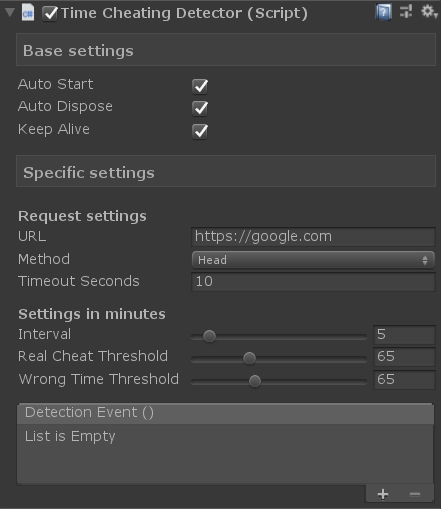 Time Cheating Detector